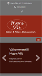 Mobile Screenshot of hygnsvilt.se